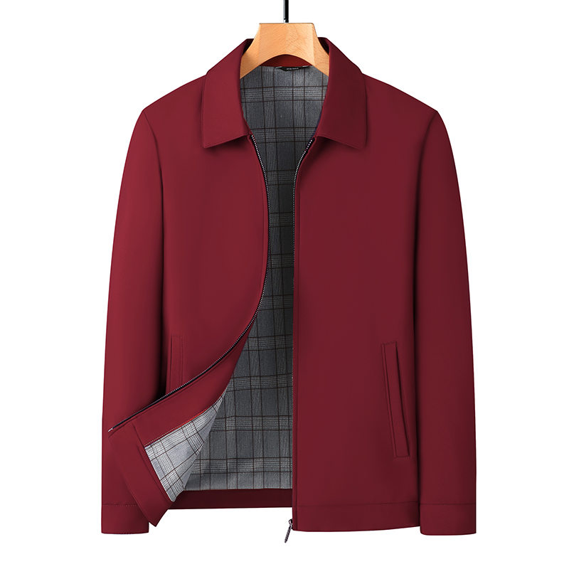 簡約休閑翻領夾克外套WJ412#